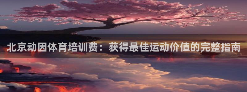 尊龙z6.con：北京动因体育培训费：获得最佳运动价