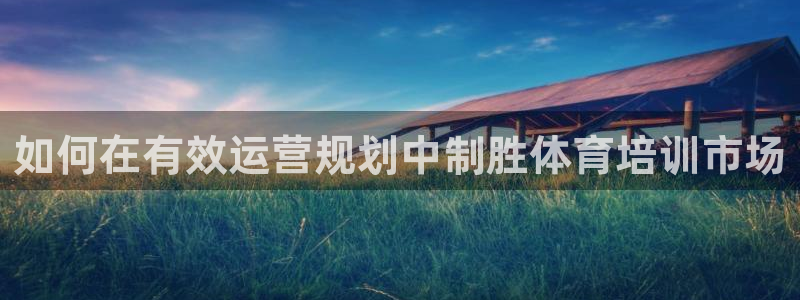 尊龙AG旗舰厅官网：如何在有效运营规划中制胜体育培训