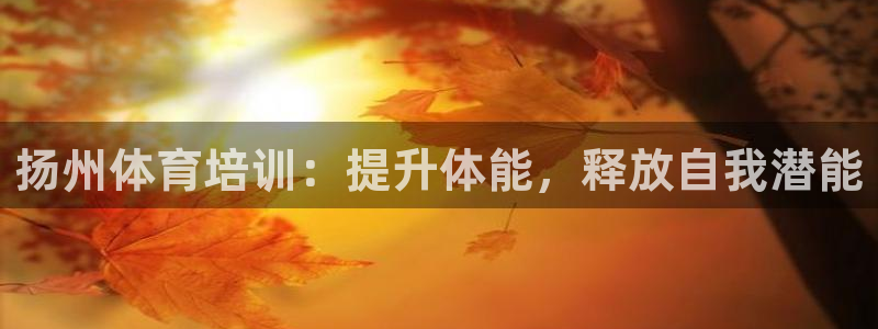 尊龙娱官网赢来就送38：扬州体育培训：提升体能，释放