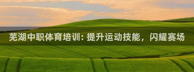 尊龙凯时为什么输了钱：芜湖中职体育培训: 提升运动技