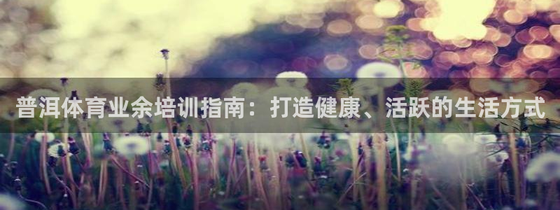 d88尊龙手机登录下载：普洱体育业余培训指南：打造健