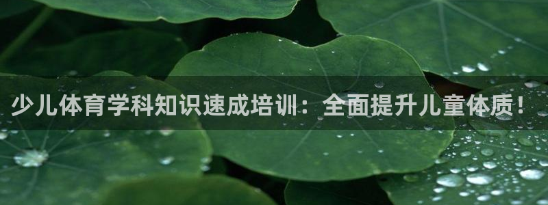 ZL尊龙凯时集团：少儿体育学科知识速成培训：全面提升