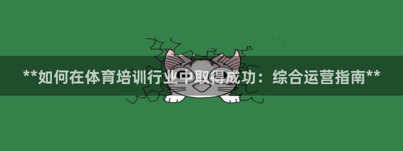 凯时是AG优质运营商：**如何在体育培训行业中取得成