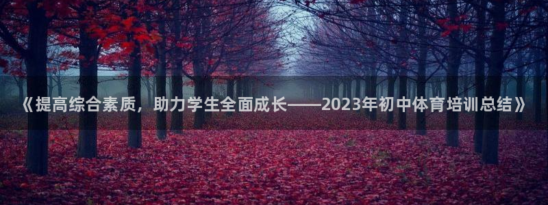 d88尊龙手机登录下载：《提高综合素质，助力学生全面