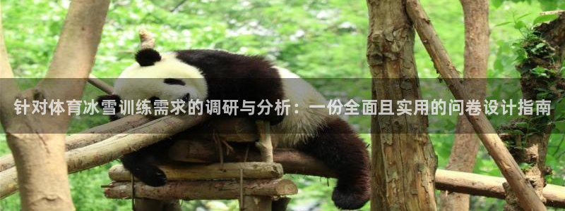 尊龙凯时app安装：针对体育冰雪训练需求的调研与分析：一份全